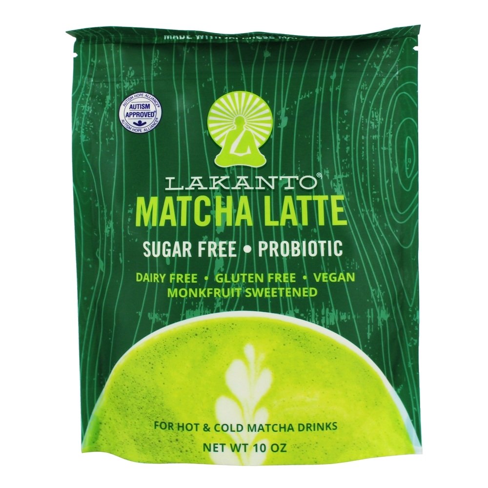 Comprar Mistura de bebida latte sem probiótico Matcha sem glúten - 10 oz. Lakanto