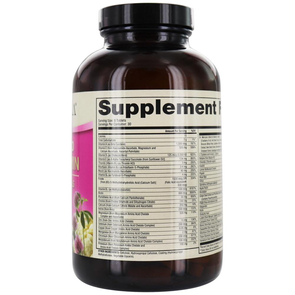 Comprar Multivitamínico Integral para Mulheres - 240 Tablets Dr. Mercola - Imagem 2