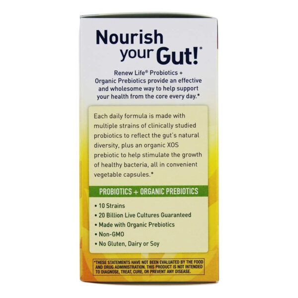 Comprar Probiotics + Prebiotics Return to Regular 20 Bilhões de UFC - 60 Cápsula (s) vegetal (s) Renew Life - Imagem 4