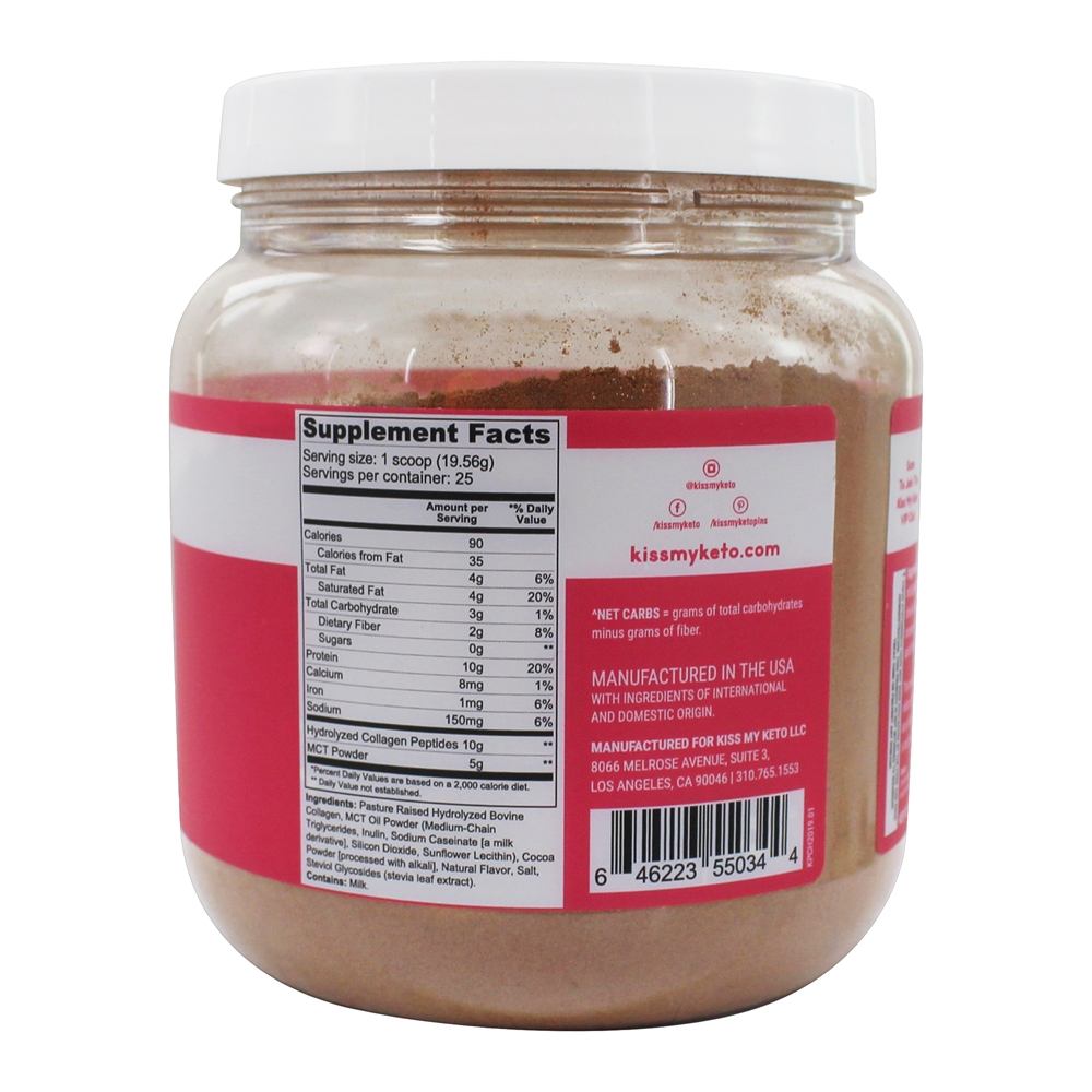 Comprar Chocolate Keto Protein em Pó - 17.2 oz. Kiss My Keto - Imagem 2