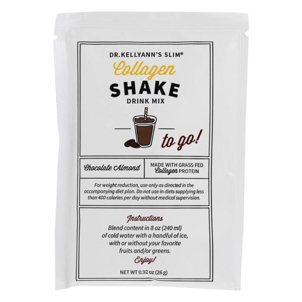 Comprar Colágeno Agite Bebida Mix To Go! Amêndoa de Chocolate - 7 Pacotes (s) Dr. Kellyann - Imagem 5