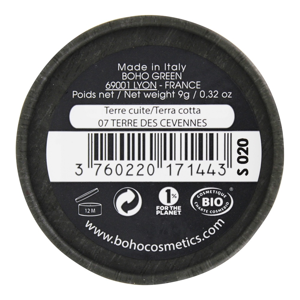 Comprar Pó de Bronzeadores em Pó de Terracota Orgânica 07 Cévennes - 0.32 oz. Boho Green - Imagem 3