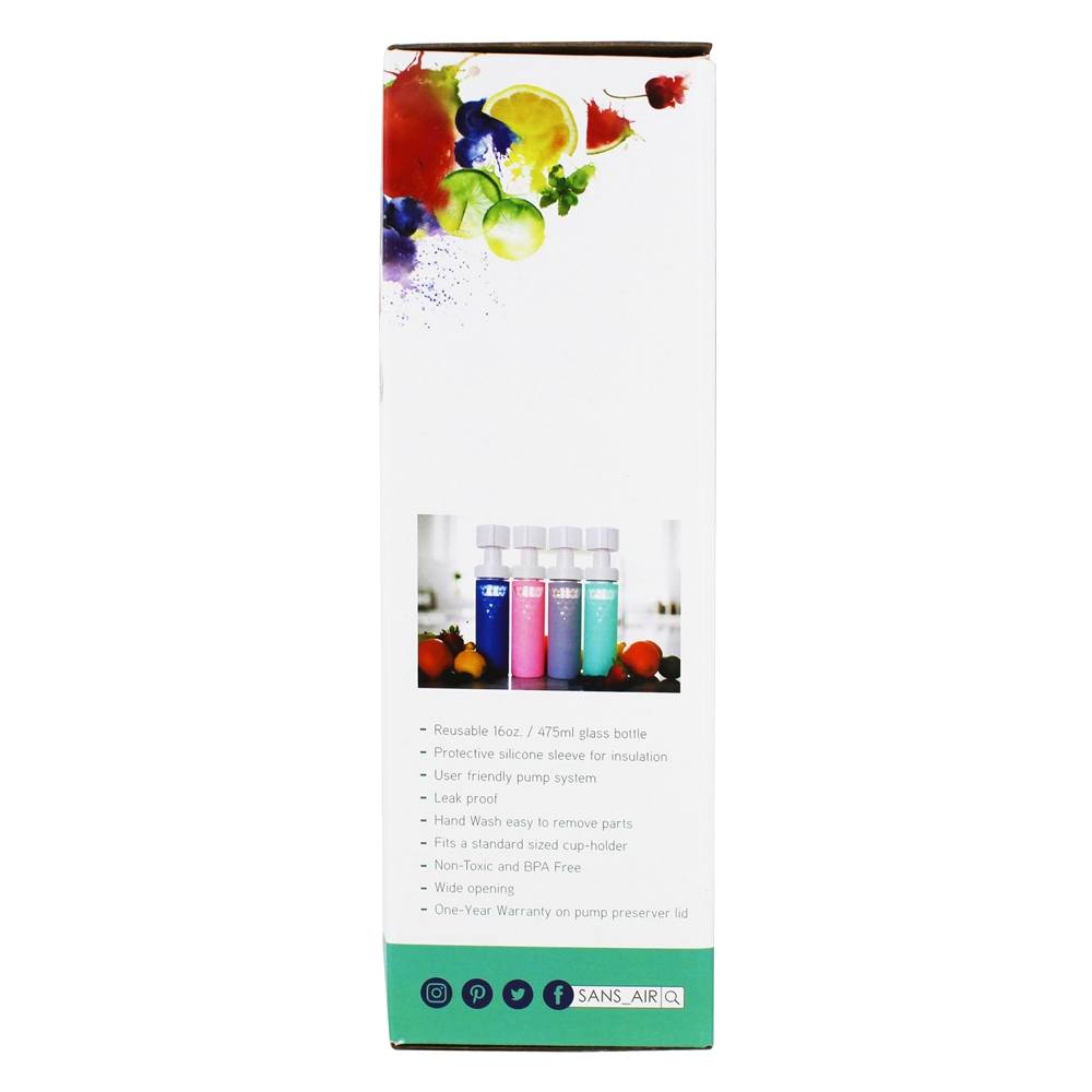Comprar Smoothie Original e Shake Salvando Garrafa de Vidro Melancia - 16 oz. SANS Bottle - Imagem 2