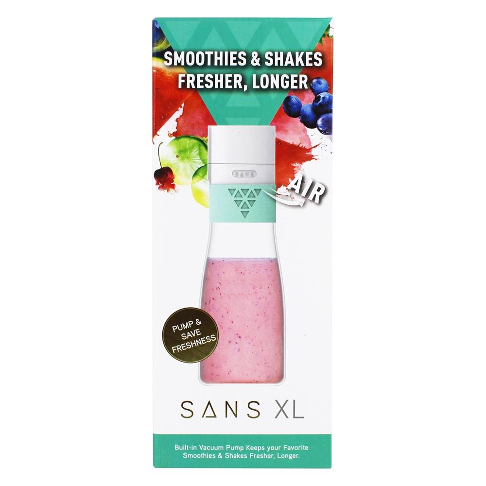 Comprar Smoothie XL e Shake Salvando Garrafa de Vidro Verde Menta - 32 oz. SANS Bottle - Imagem 2