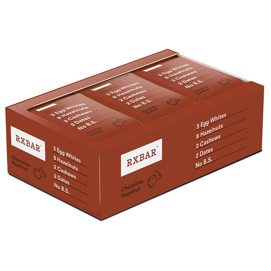 Comprar Proteína Bar Box Chocolate Avelã - 12 Barras RXBAR