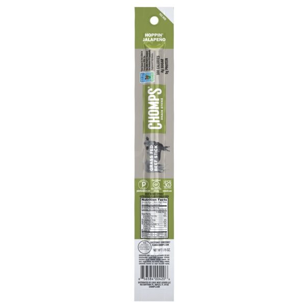 Comprar Varas de carne de vaca alimentadas com capim Jalapeno Hoppin ' - 24 Stick (s) Chomps - Imagem 6