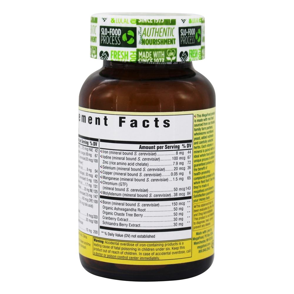 Comprar Um multivitamínico diário feminino - 30 Tablets MegaFood - Imagem 3