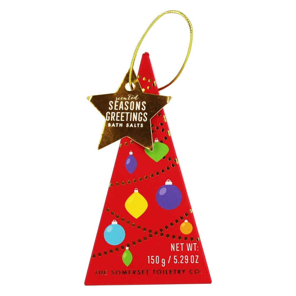 Comprar Scented Seasons Greetings Bath Salts Hortelã Herbácea e Alecrim Vermelho Árvore de Natal - 5.29 oz. The Somerset Toiletry Company