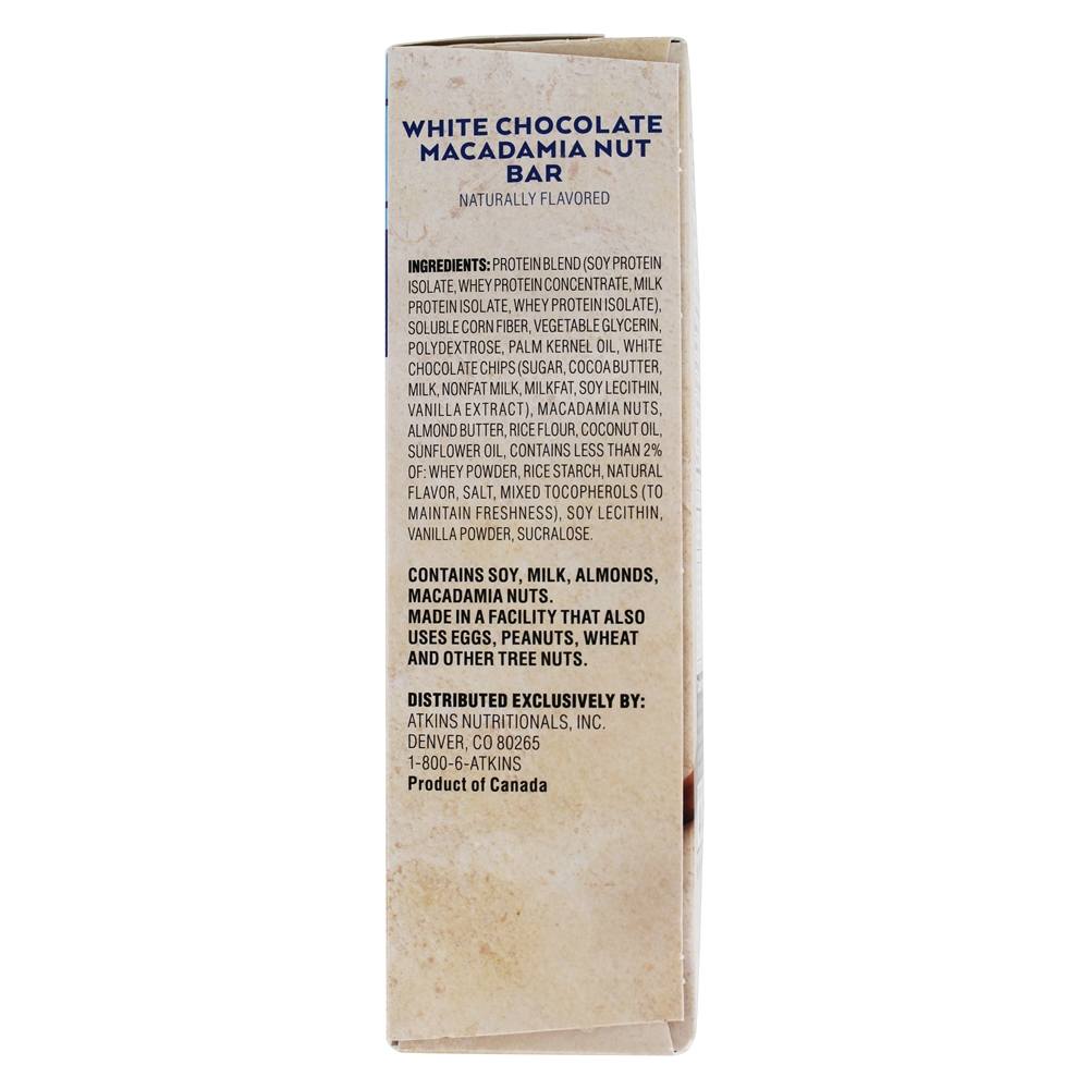 Comprar Snack Bars Box Chocolate Branco Noz De Macadâmia - 5 Barras Atkins - Imagem 2