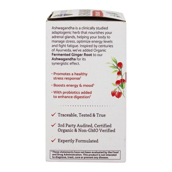 Comprar mykind Organics Ashwagandha Stress & Mood Suporte - 60 Tablet (s) vegano (s) Garden of Life - Imagem 4