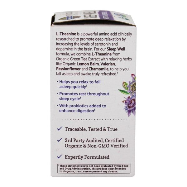 Comprar mykind Organics Sleep Well Descansar e Atualizar Fórmula - 30 Tablet (s) vegano (s) Garden of Life - Imagem 4
