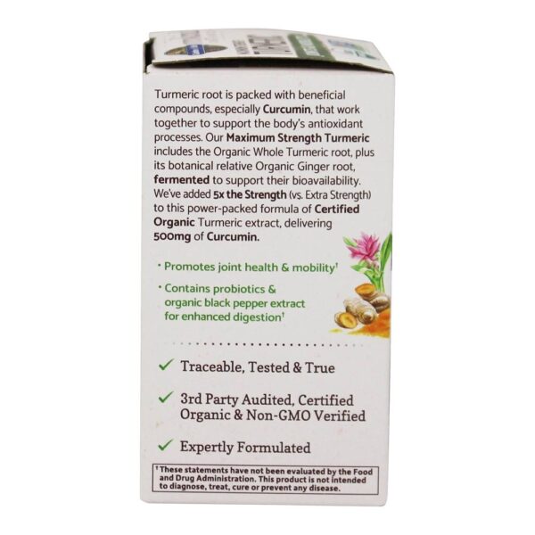 Comprar mykind Organics Turmeric Máximo de Articulações de Força e Fórmula de Mobilidade - 30 Tablet (s) vegano (s) Garden of Life - Imagem 4