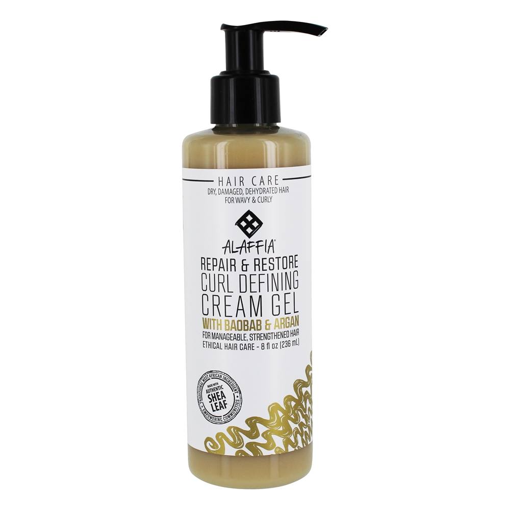 Comprar Reparação e Restauro Curling Definindo Creme Gel com Baobab & Argan - 8 fl. oz. Alaffia