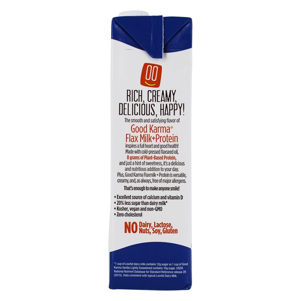 Comprar Leite de Linho com Omega - 3 + Baunilha De Proteína - 32 fl. oz. Good Karma - Imagem 3