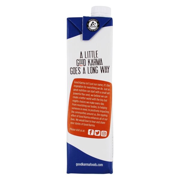 Comprar Leite de Linho com Omega - 3 + Baunilha De Proteína - 32 fl. oz. Good Karma - Imagem 4