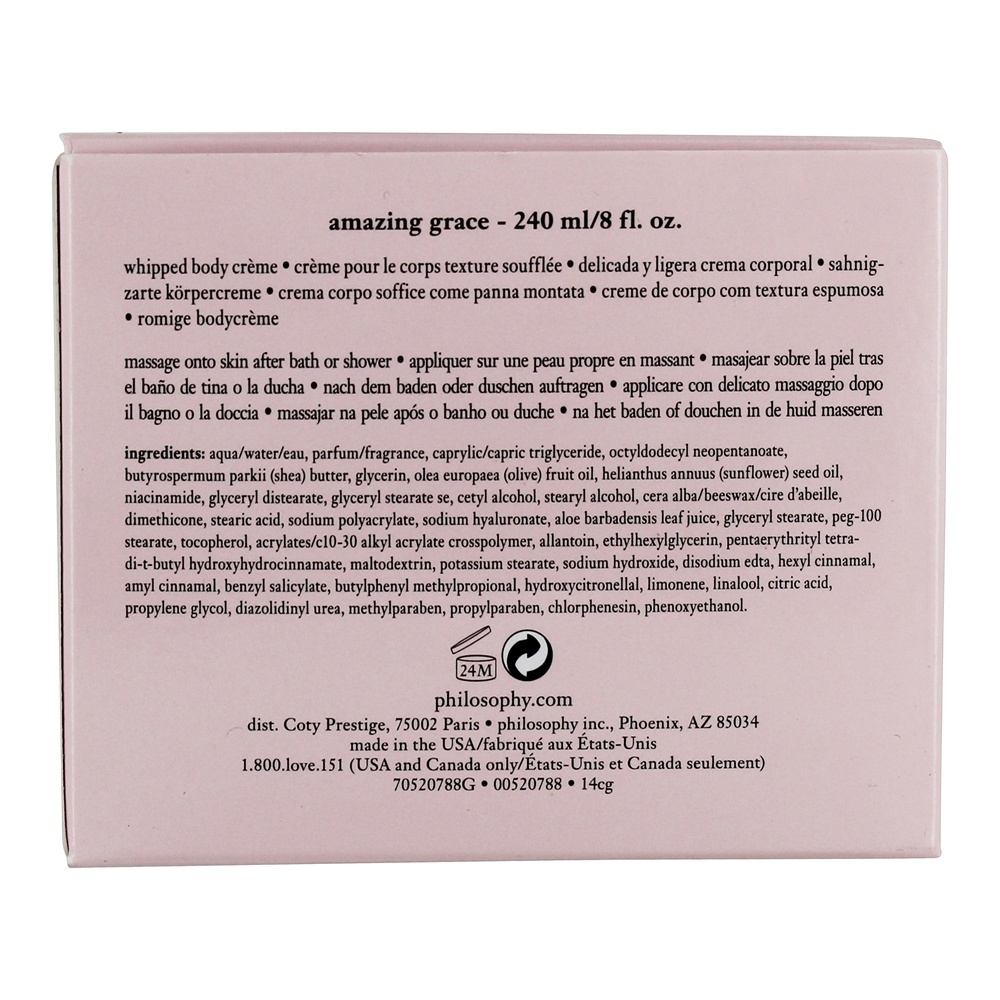 Comprar Chantilly Body Creme Amazing Grace - 8 fl. oz. Philosophy - Imagem 3