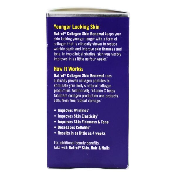 Comprar Renovação da pele de colágeno Advanced Beauty - 120 Tablets Natrol - Imagem 4