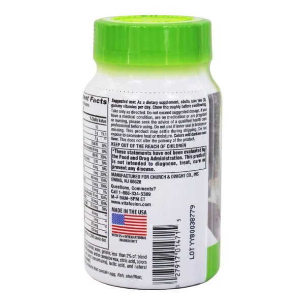 Comprar MultiVites Completa Multivitamínico Fórmula Diária Natural Baga Natural, Pêssego e Sabores de Laranja - 70 Gummies Vitafusion - Imagem 4