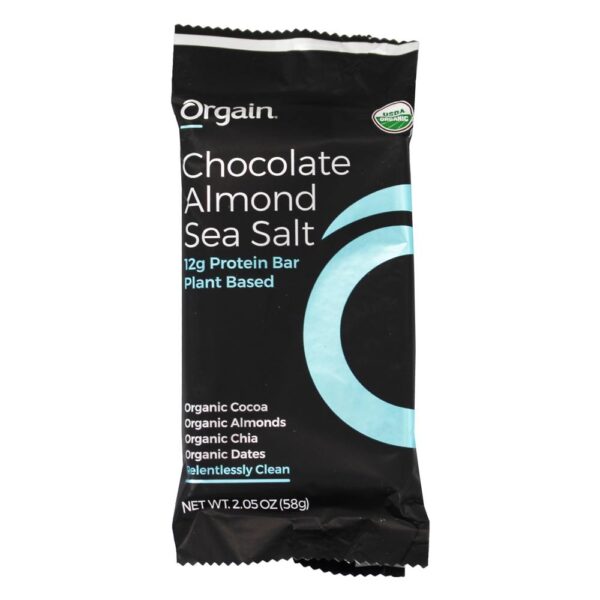 Comprar Barras de Proteína Orgânica Simples Box Chocolate Amêndoa Sal Marinho - 12 Barras Orgain - Imagem 4