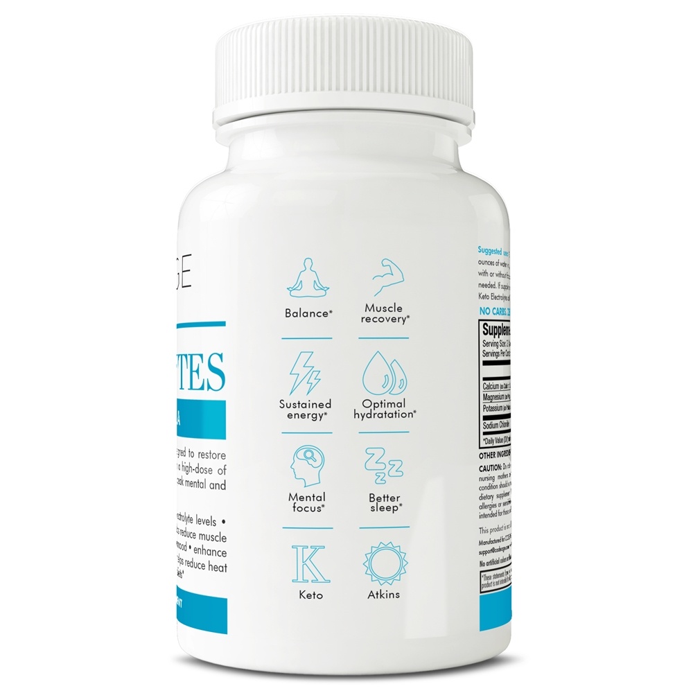 Comprar Keto Eletrólitos Fórmula Avançada - Cápsulas 180 Codeage - Imagem 3