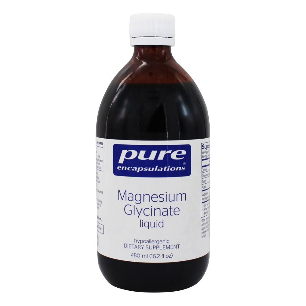 Comprar Líquido Glicinato de Magnésio 165 mg. - 480 ml. Pure Encapsulations