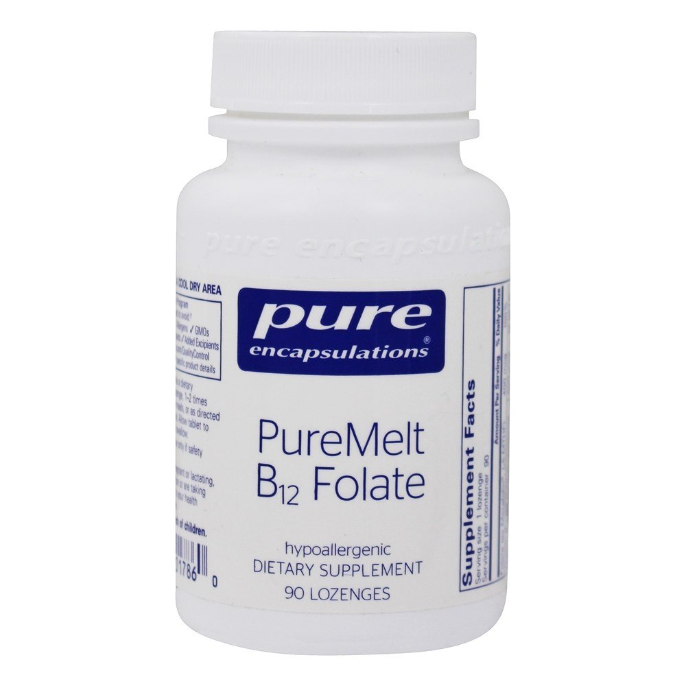 Comprar Folato PureMelt B12 - 90 Pastilhas Pure Encapsulations