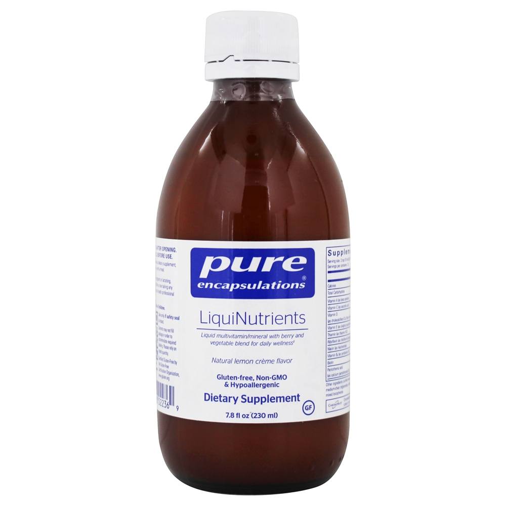 Comprar Multivitamínico Líquido LiquiNutrients / Creme de Limão Natural Mineral - 7.8 fl. oz. Pure Encapsulations
