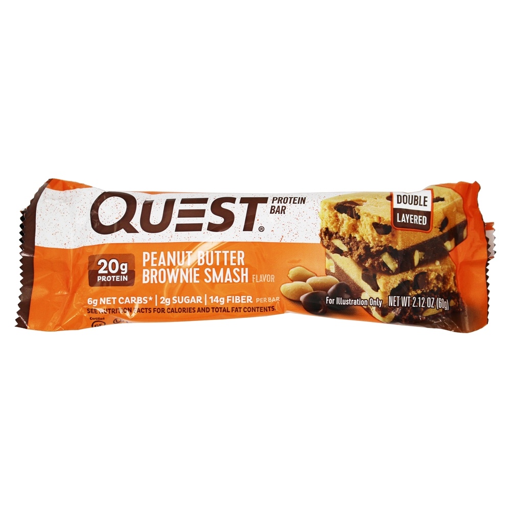 Comprar Barra de Barras de Proteína da Quest Manteiga de Amendoim Brownie Smash - 12 Barras Quest Nutrition - Imagem 3