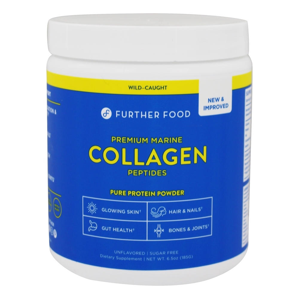 Comprar Peptídeos de Colágeno Marinho Premium Pure Protein Pó - 6.5 oz. Further Food