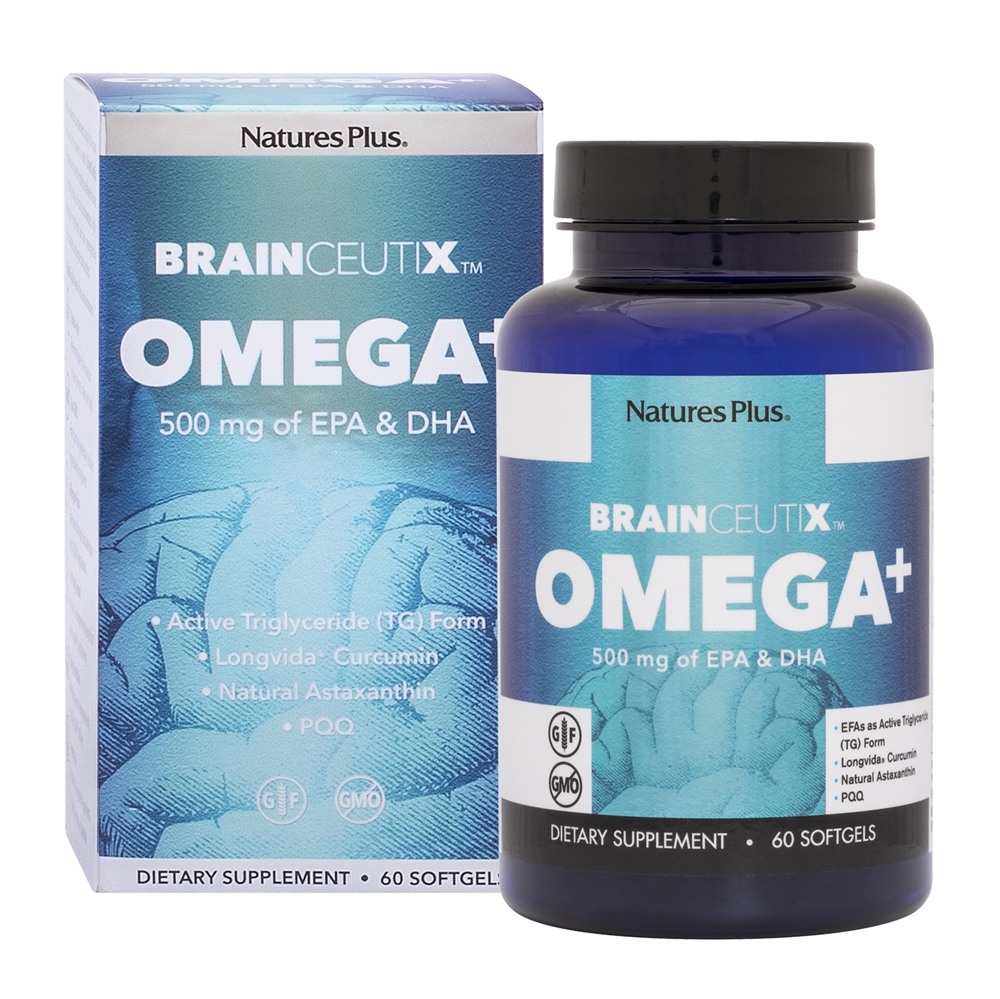 Comprar BrainCeutix Omega + Fórmula - 60 Softgels Natures Plus