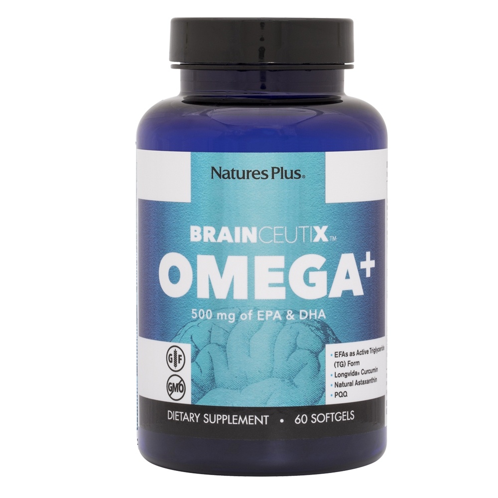 Comprar BrainCeutix Omega + Fórmula - 60 Softgels Natures Plus - Imagem 2