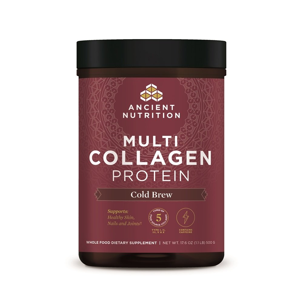 Comprar Multi Cold Collagen Protein Powder Cold Brew - 17.6 oz. Ancient Nutrition