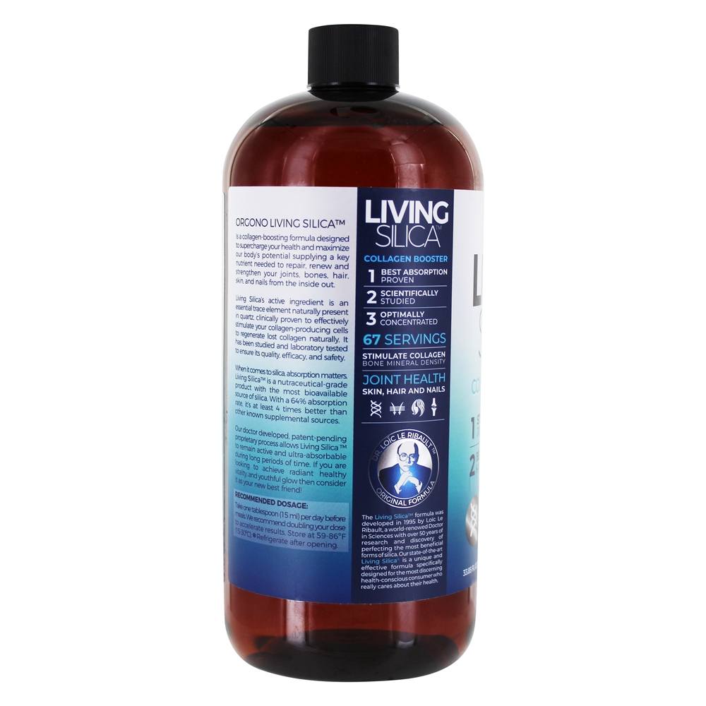 Comprar Living Silica Líquido Promotor de Colágeno - 33.85 fl. oz. Orgono - Imagem 3