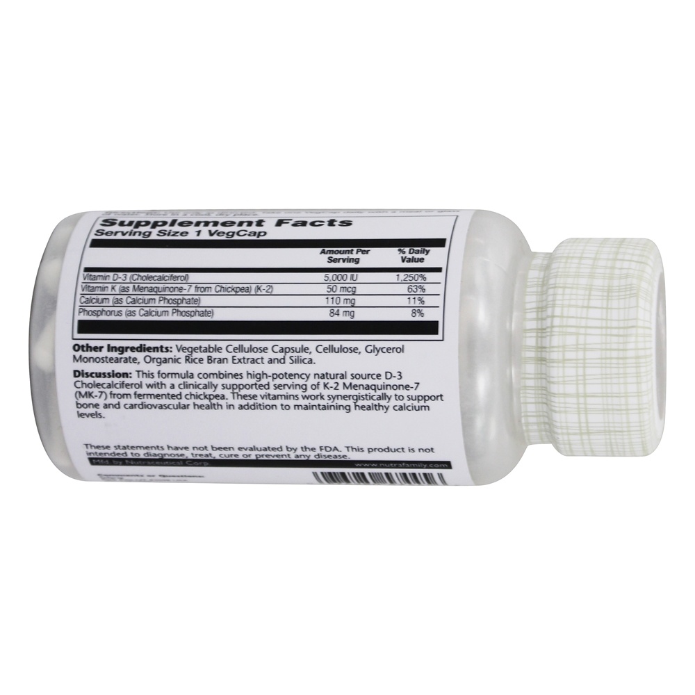 Comprar Fórmula Sem Vitamina D3 + K2 Sem Soja - 120 Cápsula (s) vegetal (s) Solaray - Imagem 3