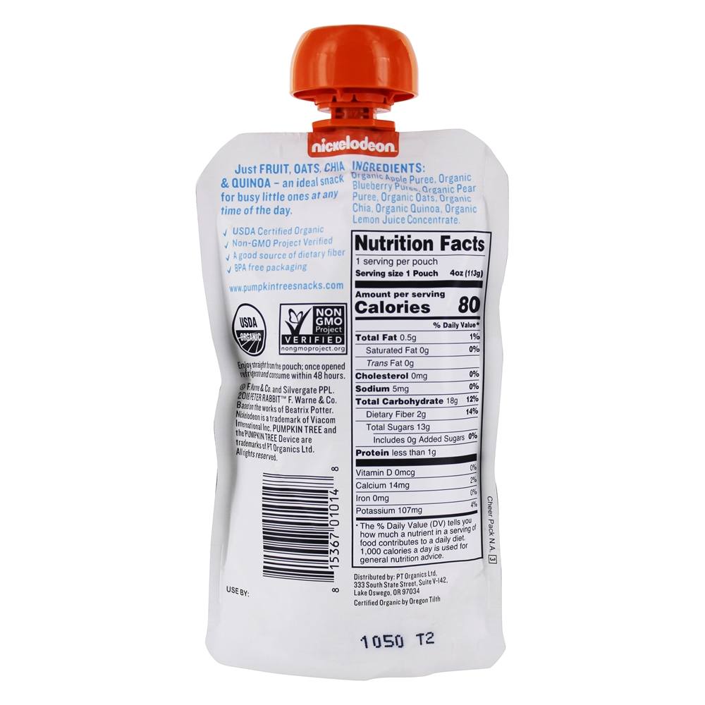 Comprar Super aveia orgânica e sementes de maçã e mirtilo - 4 oz. Peter Rabbit Organics - Imagem 2