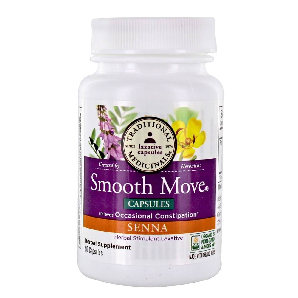 Comprar Cápsulas de movimento suaves para a constipação ocasional Senna - Cápsulas 50 Traditional Medicinals - Imagem 2