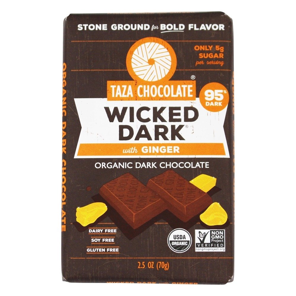 Comprar 95 Barra de chocolate escura Wicked Ginger - 2.5 oz. Taza Chocolate
