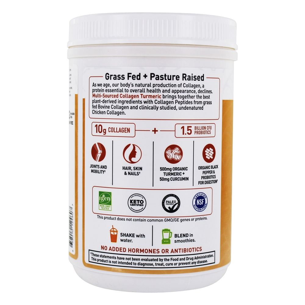 Comprar Canela de maçã em pó de açafrão de colágeno Multi-Sourced - 7.76 oz. Garden of Life - Imagem 3