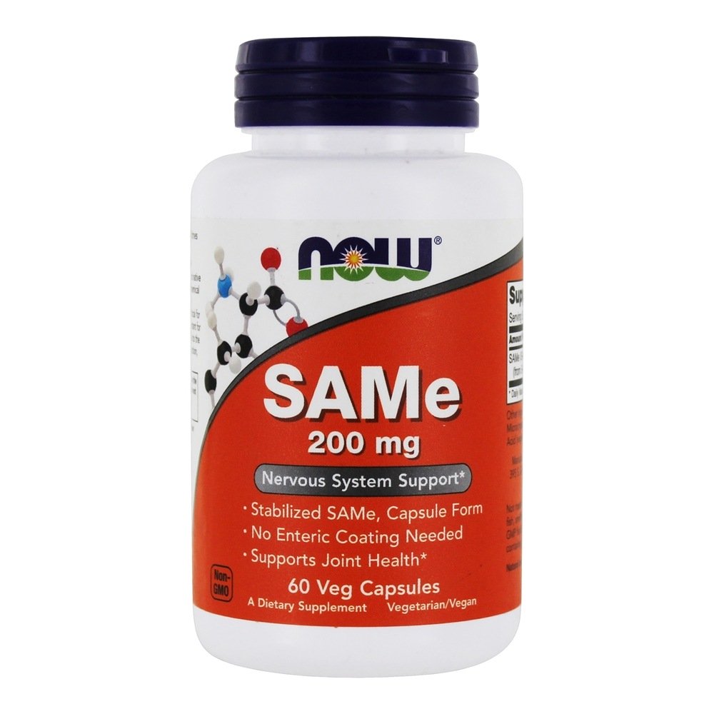 Comprar SAMe Sistema Nervoso Suporte 200 mg. - 60 Cápsula (s) vegetal (s) NOW Foods