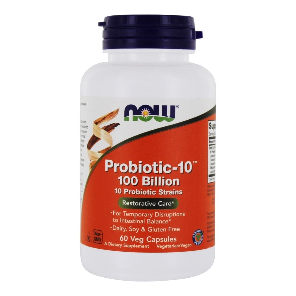 Comprar Probiótico-10 100 Bilhões de UFC - 60 Cápsula (s) vegetal (s) NOW Foods
