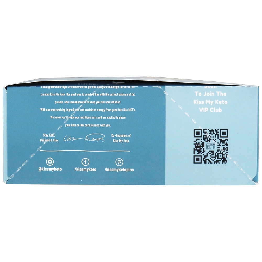 Comprar Caixa de Bar cetogênica Massa de biscoito de chocolate - 12 Barras Kiss My Keto - Imagem 3