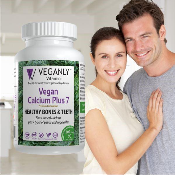 Comprar Cálcio Vegano Plus 7 Formulação Premium para Ossos e Dentes Saudáveis 200 mg. - 60 Tablets Veganly - Imagem 4