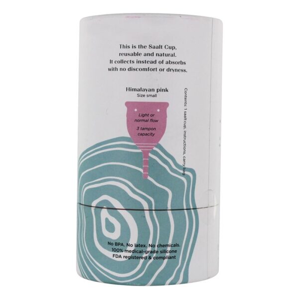 Comprar Taça Menstrual Tamanho Pequeno Rosa Himalaia - 1 Conte Saalt - Imagem 4