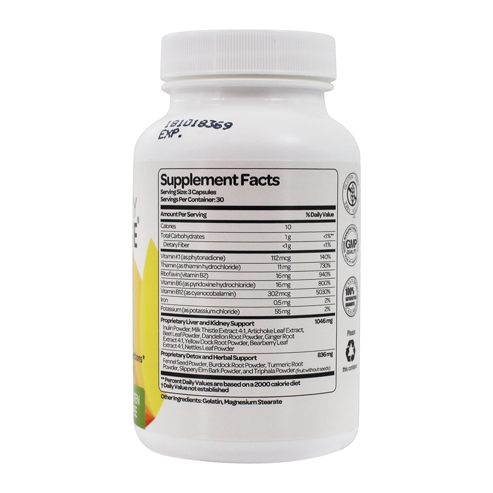 Comprar Todos os dias Cleanse função hepática e renal Suporte 750 mg. - Cápsulas 90 Health Plus - Imagem 2