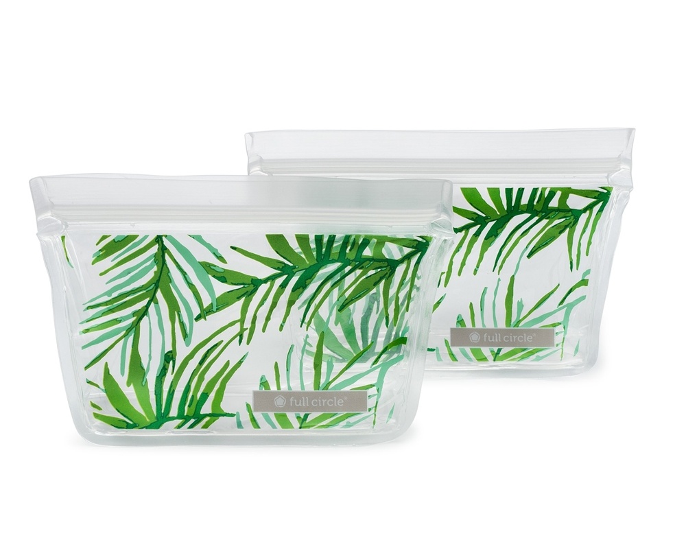 Comprar Ziptuck Reutilizável Snack Bags Palm Leaves - 2 Contagem Full Circle - Imagem 3