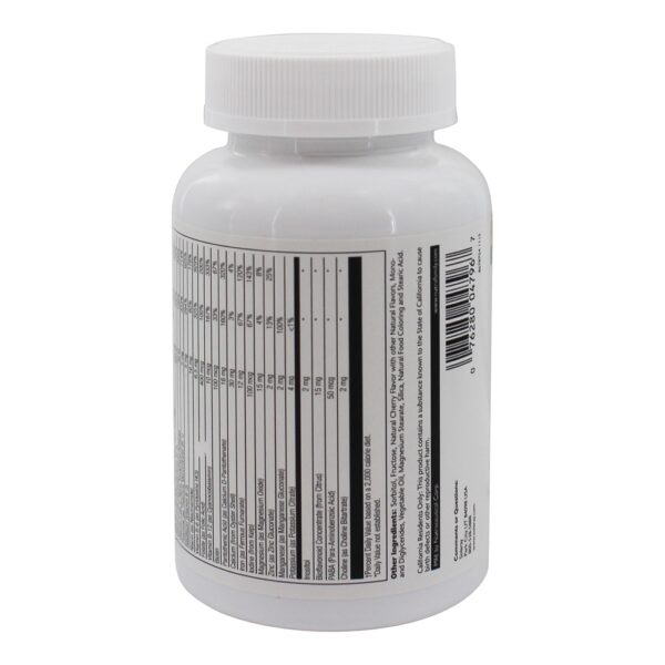 Comprar Children's Chewable Vitaminas & Minerais Sabor Cereja Preta Natural - 60 Mastigáveis Solaray - Imagem 4