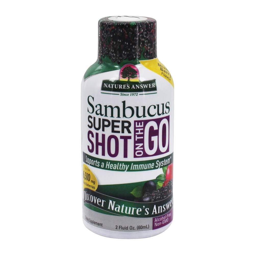 Comprar Super Shot do Sambucus On The Go - 2 fl. oz. Nature's Answer