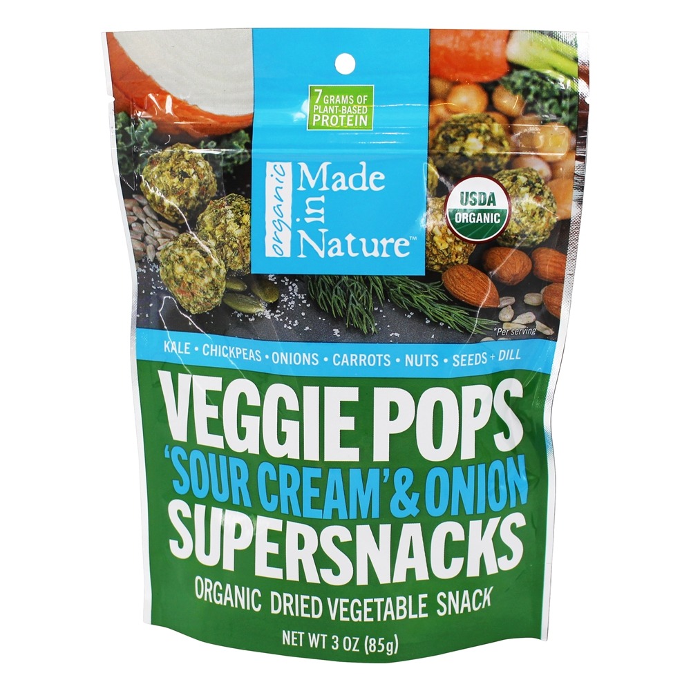 Comprar Veggie Pops Supersnacks Creme De Leite '& Cebola - 3 oz. Made in Nature