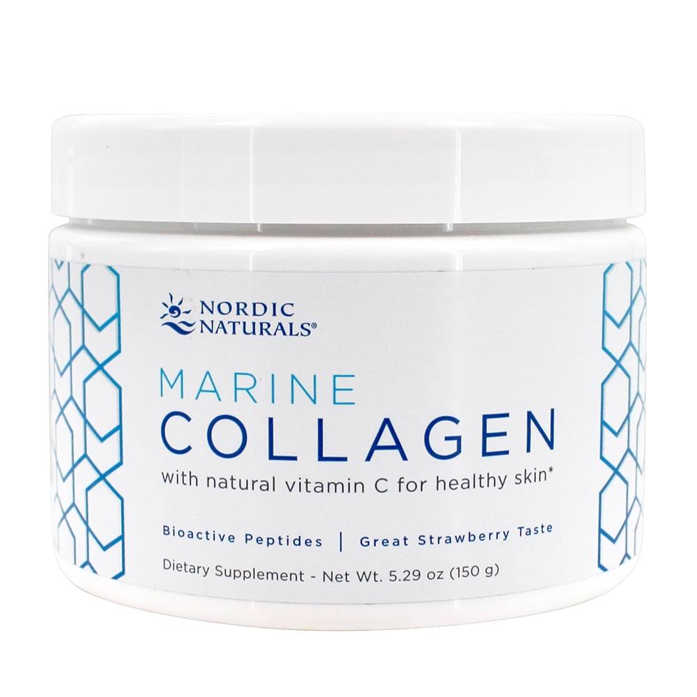 Comprar Peptides bioativos do colagénio marinho bebem a morango da mistura - 5.29 oz. Nordic Naturals