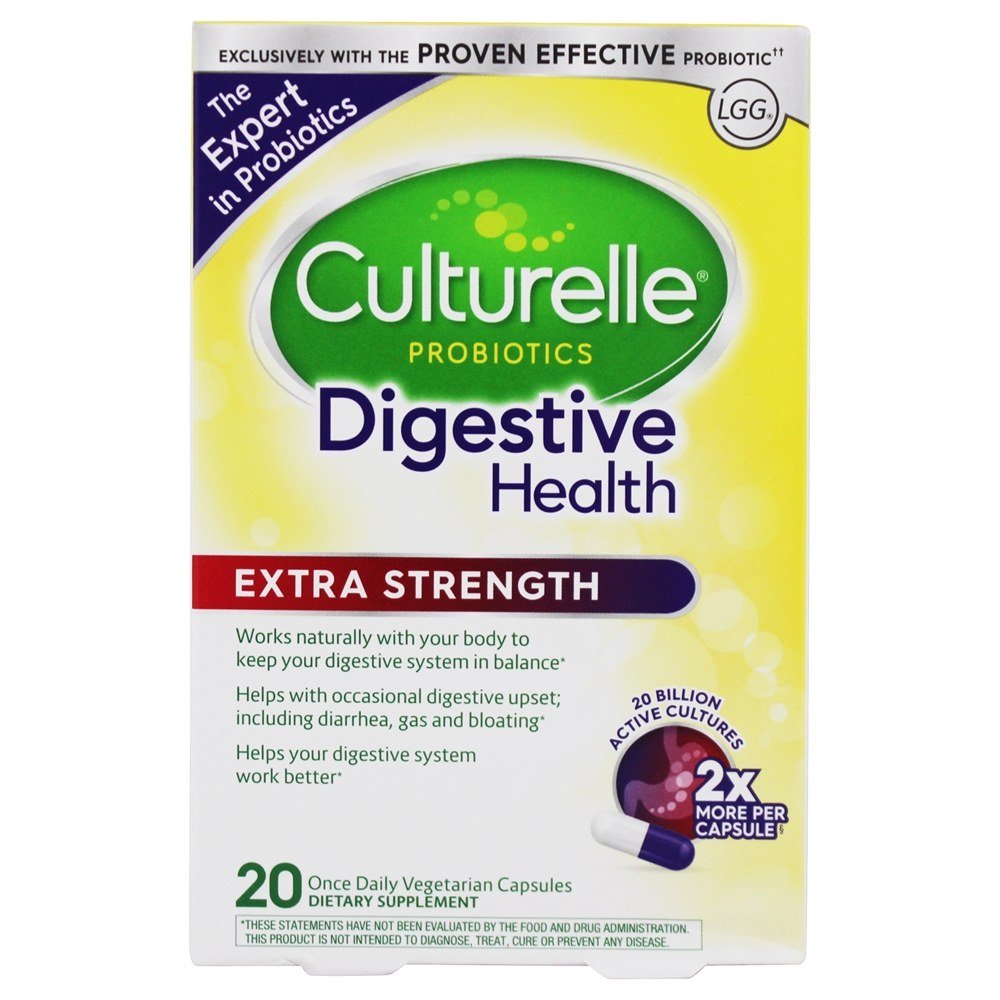 Comprar Força Extra da Saúde Digestiva 20 Bilhões de UFC - Cápsulas vegetarianas 20 Culturelle